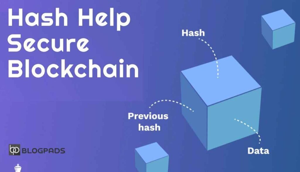 How does a hash help secure blockchain technology